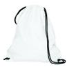 Augusta Sportswear Cinch Bag, White, OS view 1