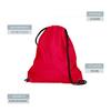 Augusta Sportswear Cinch Bag, Red, OS view 2