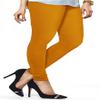 ladyline Extra Long Churidar Leggings Plain Cotton Indian Yoga Workout Pants for Women (Free Size-Mustard) view 1