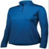 Augusta Sportswear Womens Attain Wicking Quarter Zip Pullover - Running Long Sleeve Jacket with Sun Protection 1B Royal view 1
