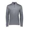 Augusta Sportswear Men's Attain Light Weight Wicking Knit 1/4 Zip Pullover - Moisture-Wicking Athletic Performance and Comfort Wear Graphite S view 1