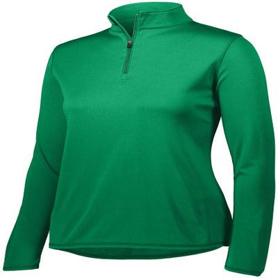 Augusta Sportswear Womens Attain Wicking Quarter Zip Pullover - Running Long Sleeve Jacket with Sun Protection HV Kelly
