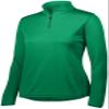 Augusta Sportswear Womens Attain Wicking Quarter Zip Pullover - Running Long Sleeve Jacket with Sun Protection HV Kelly view 1
