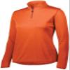 Augusta Sportswear Ladies Attain Wicking 1/4 Zip Pullover - Women's Running Long Sleeve Jacket with Sun Protection, Orange, X-Small view 1