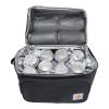 Carhartt Camping Cooler, Worksite Lunchbox, Soft Shell Lunch Bag for Construction Sites, Work and Everyday Use, Black view 4
