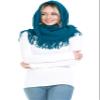BASICO Infinity Scarf Fall Winter Scarfs for Women - Teal Green Circle Loop Scarves Best Gift for Girlfriend, Family, Coworkers Christmas Gift view 3