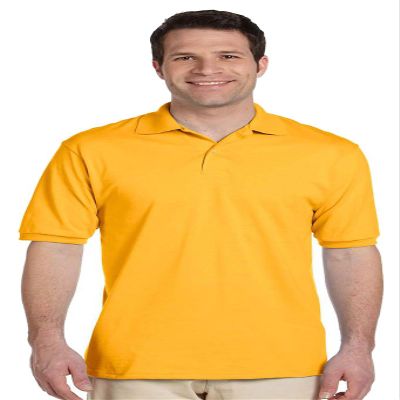 Jerzees Adult SpotShield Jersey Polo,Gold,XL