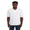 Jerzees Men's SpotShield Stain Resistant Polo Shirts (Short & Long, Short Sleeve-White, X-Large view 1