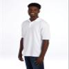Jerzees Men's SpotShield Stain Resistant Polo Shirts (Short & Long, Short Sleeve-White, X-Large view 3