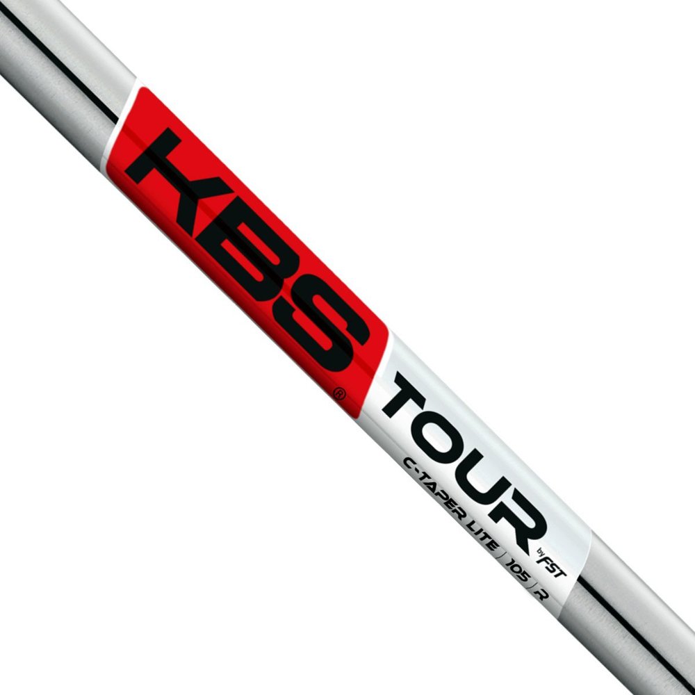 Tour Shop Fresno KBS C-Taper Lite Iron Shafts - 5 Shafts Set - 6-PW - .355 Taper Tip (Stiff - 110g)