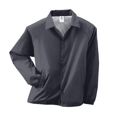 Augusta Sportswear Nylon Coach's Jacket/Lined - Rain-Ready, Water-Resistant Outerwear for Coaches & Outdoor Activities