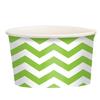 Chevron Treat Cups, Pack of 20 (Lime) view 1