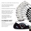 Extreme X7 High MOI Petite Senior Ladies Complete 9-Piece Iron Set (3-SW) Right Handed Lady Flex L Flex Club (Petite - 5' to 5'3") with Premium Ladies Arthritic Grip view 4