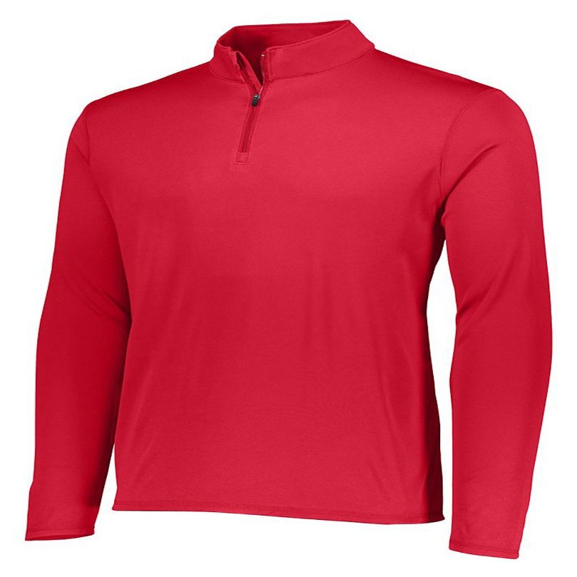Augusta Sportswear Boys Attain 1/4 Zip Pullover L Red