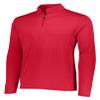 Augusta Sportswear Boys Attain 1/4 Zip Pullover L Red view 1