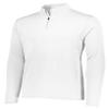 Augusta Sportswear Youth Attain 1/4 Zip Pullover, White, Small view 1