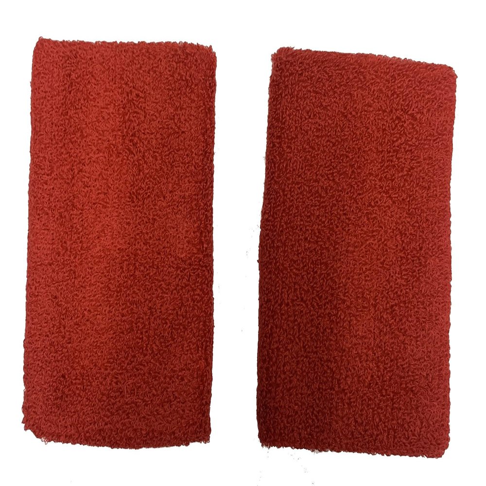 Snowflake Designs US Glove's Cotton 4" Wristbands - Red (Sold in Pairs)