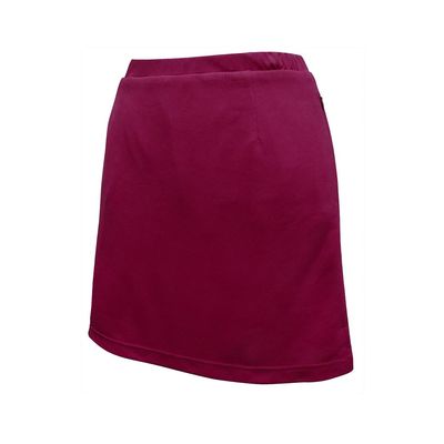 Monterey Club Women's Floral Emboss Texture Knit Skort #2919 (Mulberry, Medium)
