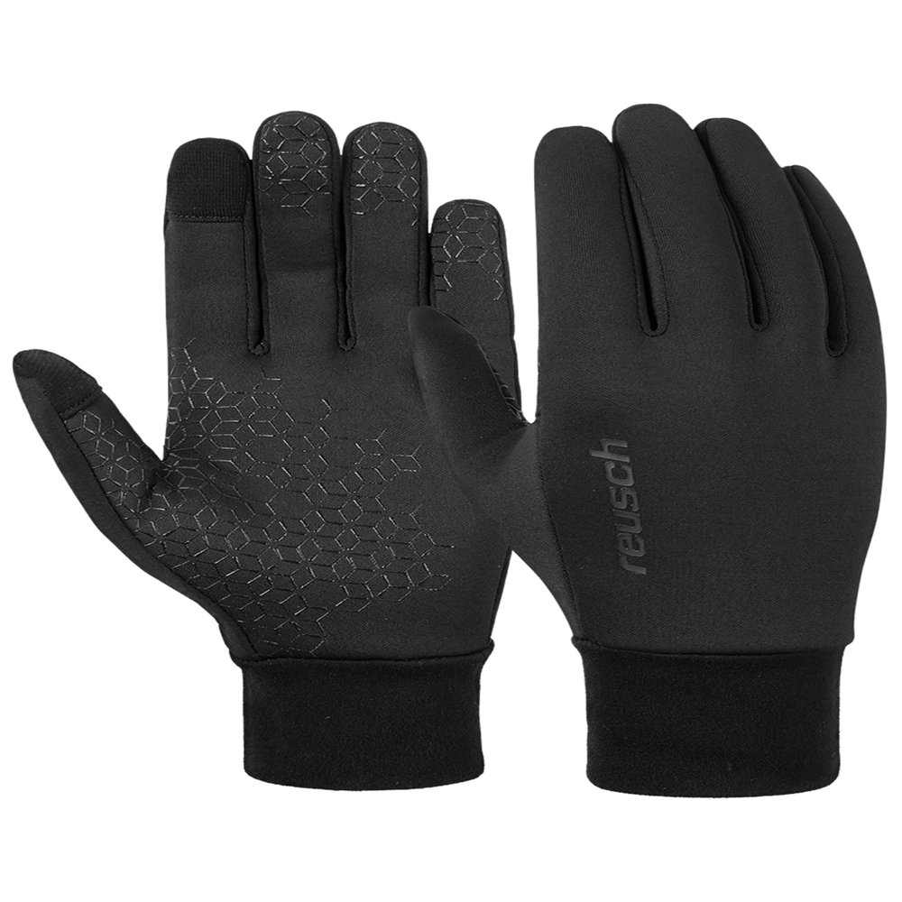 Reusch Unisex's Ashton Touch-TEC, Black, 8