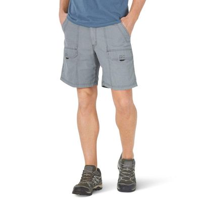 Wrangler Authentics Men's Canvas Utility Hiker Short, Lagoon, 32
