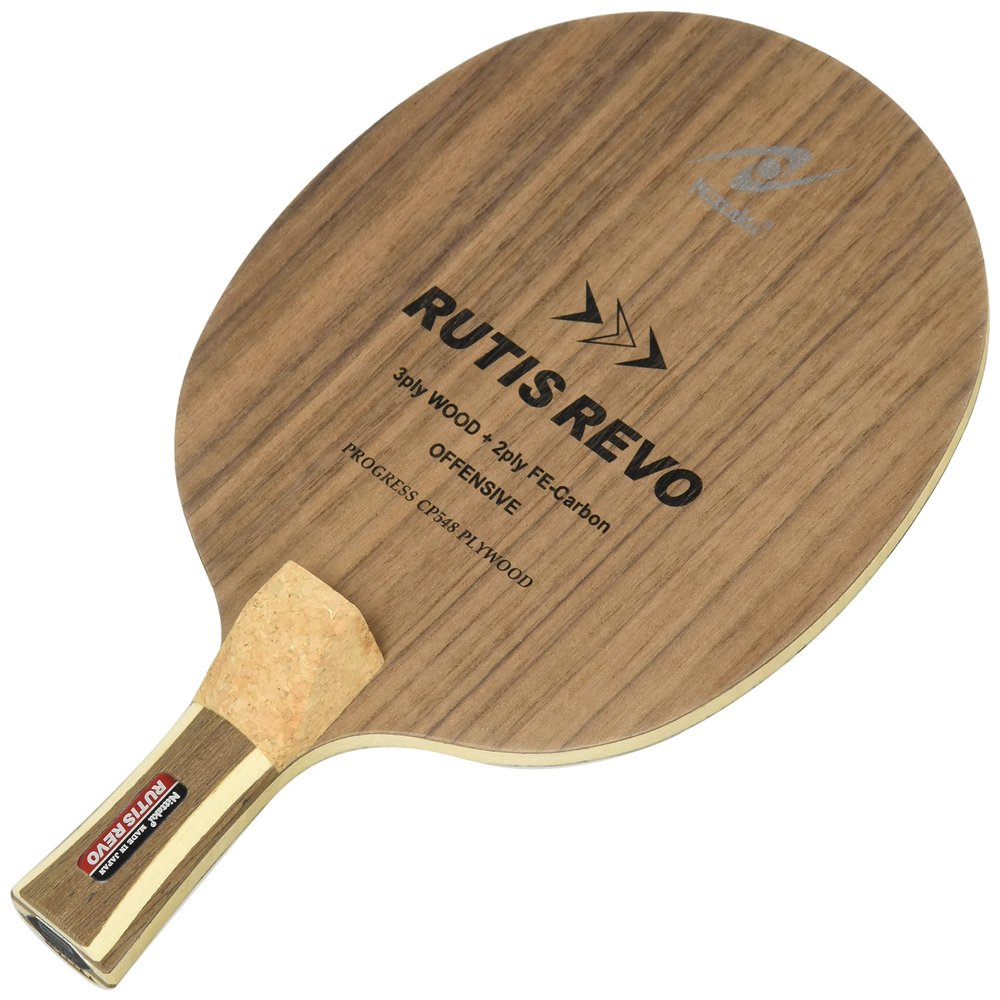 Nittaku NC-0200 Table Tennis Racket Lutiis Revo J Pen Holder (Japanese Style), Special Material Included