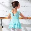 11524207 Toddler Ballet Dance Dress Tutu Skirt Leotards Outfit for Girls Light Blue view 2