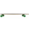 Moose Bamboo Pintail Longboard 9" x 43" 70mm 80a Bigfoot Green Wheels view 3