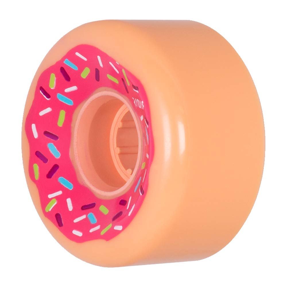 Riedell Radar Donut Wheels - Quad Roller Skate Wheels - 4 Pack of 32mm x 62mm 78A Wheels