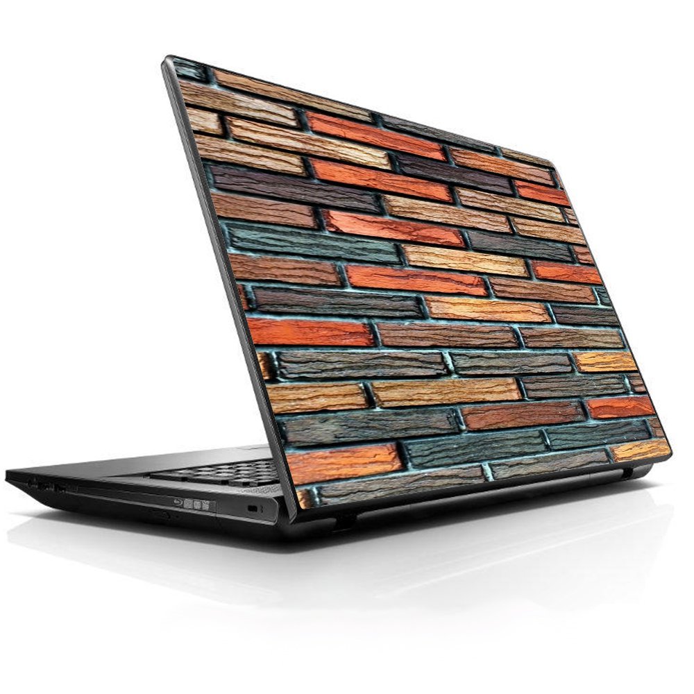 15 15.6 inch Laptop Notebook Skin Vinyl Sticker Cover Decal Fits 13.3" 14" 15.6" 16" HP Lenovo Apple Mac Dell Compaq Asus Acer/Colorful Brick Wall Design