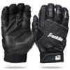 Franklin Sports 2nd-Skinz Batting Gloves Black/Black Youth X-Small view 1