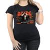 AC/DC Women's Live At River Plate Columbia Records T-Shirt Small Black view 4
