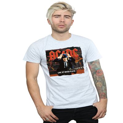 AC/DC Men's Live at River Plate Columbia Records T-Shirt XX-Large Sport Grey