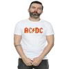 AC/DC Men's Distressed Red Logo T-Shirt XXX-Large White view 1