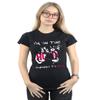 AC/DC Women's I'm On The Highway to Hell T-Shirt Small Black view 1