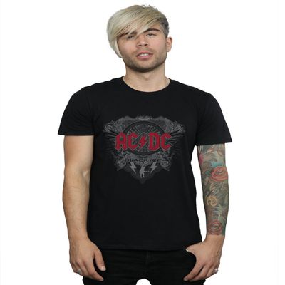 AC/DC Men's Black Ice with Red T-Shirt XX-Large Black