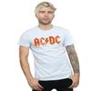 AC/DC Men's Distressed Red Logo T-Shirt XXX-Large Sport Grey view 1