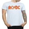 AC/DC Men's Distressed Red Logo T-Shirt XXX-Large Sport Grey view 4