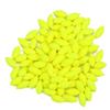 100Pcs Beads for Fishing Rigs Fishing Plastic Oval Beads Excellent Buoyancy Beads (Color : Yellow) view 1