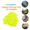 100Pcs Beads for Fishing Rigs Fishing Plastic Oval Beads Excellent Buoyancy Beads (Color : Yellow) view 3