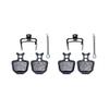AHL Bicycle Semi-Metallic Disc Brake Pads Compatible with: Formula Oro K18 K24 Puro Bianco and All Other Formula Oro Models (2 Pairs) view 1