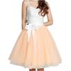 EllieHouse Womens Short Tutu Tulle Skirt with Sash Peach Size 3XL PC06 view 1
