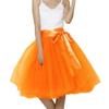 EllieHouse Womens Short Tutu Tulle Skirt with Sash Orange Size 3XL PC06 view 1