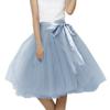 EllieHouse Womens Short Tutu Tulle Skirt with Sash Dusty Blue Size 4XL PC06 view 1