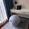 YOGIVO Sitting Ball Chair, Yoga Ball Chair Exercise Ball Chair for Home Office Desk, Stability Ball for Fitness & Pilates, Ergonomic Balance Ball Seat with Cover and Pump view 2
