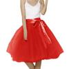 EllieHouse Womens Short Tutu Tulle Skirt with Sash Red Size 4XL PC06 view 1