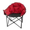 Kuma Outdoor Gear Lazy Bear Chair with Carry Bag, Ultimate Portable Luxury Outdoor Chair for Camping, Glamping, Sports & Outdoor Adventures (Red/Black) view 1