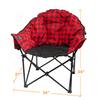 Kuma Outdoor Gear Lazy Bear Chair with Carry Bag, Ultimate Portable Luxury Outdoor Chair for Camping, Glamping, Sports & Outdoor Adventures (Red/Black) view 3