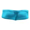 iEFiEL Mens Shiny Cap Cover Bulge Pouch Low Rise Mini Bikini Briefs Lingerie Underwear Blue XL view 2