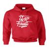 ALLNTRENDS Adult Hoodie It Aint My Fault Cool Trendy Troublemaker Top (XL, Red) view 1