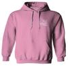 0012. Good Vibe Bones Hand Shaka Cool Vintage Hipster Graphic Sweatshirt Pullover Hoodie (Pink, Small) view 1